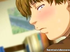 Horny teenager fucks sexy big tits girl