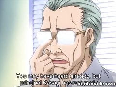 Big stick in anime school girls ass